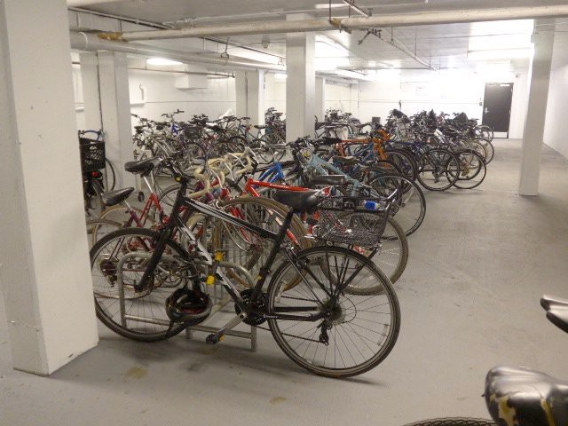 Bicycle storage.